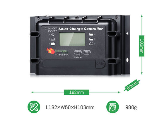 سعر جيد 12 فولت / 24 فولت 2280 واط أقصى طاقة PV IP22 تحكم الطاقة الشمسية الرقمية PWM منظم الشمس الانترنت