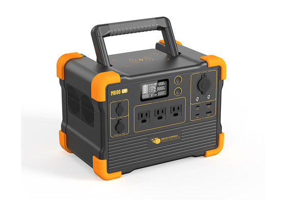 محطة طاقة محمولة مع عمر بطارية 3500 دورة، ضمان لمدة سنة واحدة، ووحدة تحكم شحن MPPT مدمجة