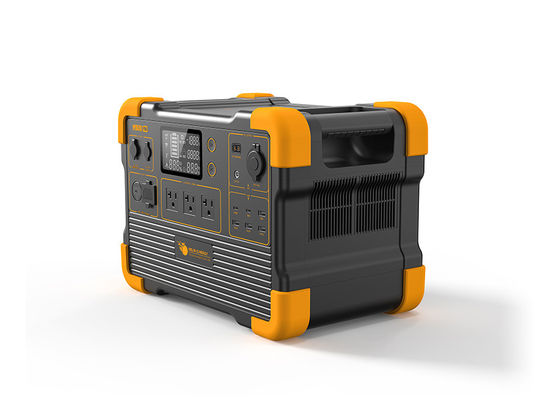 مولد طاقة شمسية UPS بقوة 2000 واط مع شاحن هاتف لاسلكي 15 واط ومدخل لوحة شمسية 200 واط