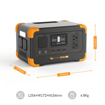 سعر جيد عكس تيار كهربائي شمسي احتياطي للطوارئ بقدرة 300 واط مع سعة 288 واط في الساعة ووحدة تحكم بالشحن MPPT الانترنت