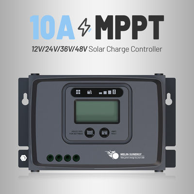 10A MPPT تحكم الشحن الشمسي مع 100V الجهد الدخالي حماية IP43