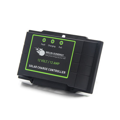 12A المدمج Agm ضابط الشحن الشمسي مقاوم للماء IP67 12V 24V أوتو