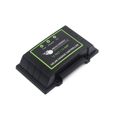 سعر جيد أسود IP67 مقاوم للماء PWM الطاقة الشمسية وحدة التحكم في الشحن 12V 24V مؤشر LED التلقائي الانترنت