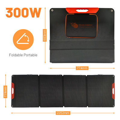 سعر جيد ETFE IP65 300W مجموعة الألواح الشمسية القابلة للطي 4X75W حقيبة نقالة الألواح الشمسية الانترنت