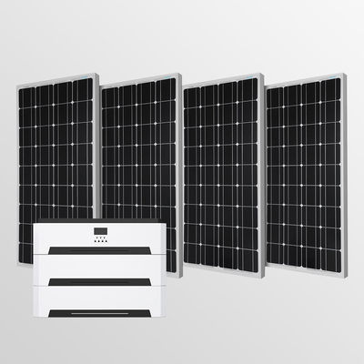 سعر جيد 3150W LiFePO4 نظام تخزين الطاقة الشمسية 6000 إعادة تدوير مع 80A مجموعة التيار الكهروضوئي الانترنت