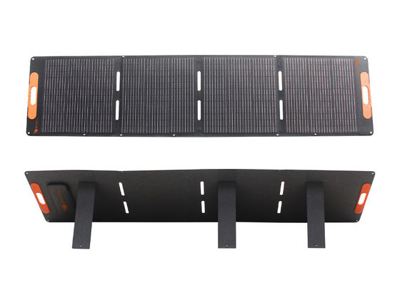 سعر جيد لوحة شمسية قابلة للطي محمولة بقدرة 200 واط ومقاومة للماء IP65 مع طلاء ETFE و600D PVC لشحن فعال للتخييم الانترنت