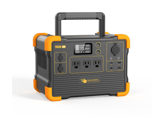 سعر جيد مولد شمسي محمول مضغوط مع بطارية LiFePO4 614Wh 3500 إعادة تدوير ومراقب الشحن الشمسي MPPT الانترنت