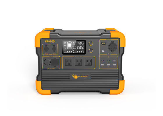 مولد الطاقة الشمسية المحمول 2000W UPS مع سعة بطارية 1450Wh