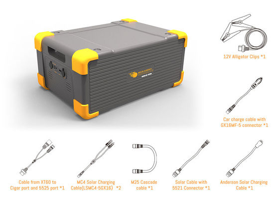 سعر جيد 12 فولت 26 كجم بطارية مولد محمول مع ضمان لمدة عام و 3072Wh محطة طاقة شمسية LiFePO4 الانترنت