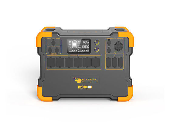 عاكس موجات الصين النقي بطارية الليثيوم المحمولة مولد شمسي 1200W لوحة شمسية