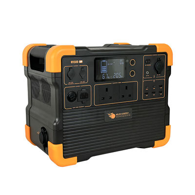 شاشة LCD UPS مولد الطاقة الشمسية 2200W مصادر الطاقة التخزين مع العديد من منافذ USB