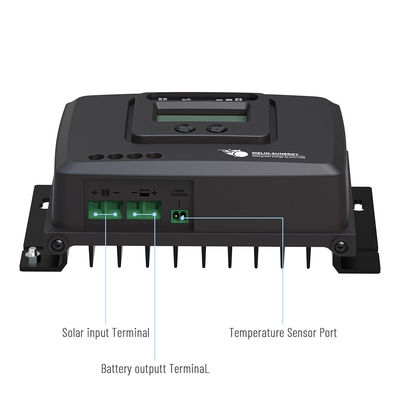 سعر جيد شاشة LCD 5 مرحلة RV مراقب الشحن الشمسي 12V / 24V / 36V / 48V AGM GEL WET الكالسيوم LiFePO4 LTO LCO الانترنت