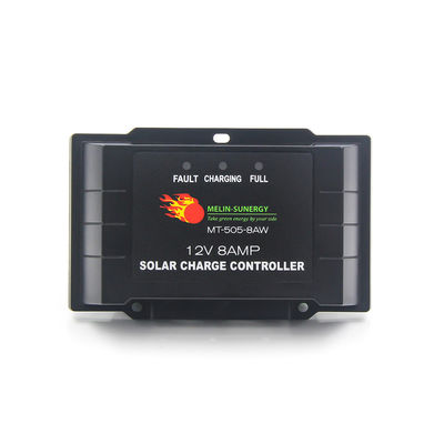 سعر جيد تحكم الشحن الشمسي الذكي Pwm الأسود IP67 8A 12V 24V تحكم الشحن الشمسي الانترنت