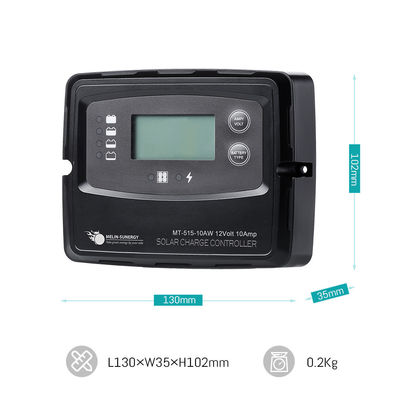 جهاز تحكم تشغيل الطاقة الشمسية الرقمي مع ضمان لمدة عامين 50 فولت أقصى فولتاج مدخل وأبعاد صغيرة 130X102.6X35mm