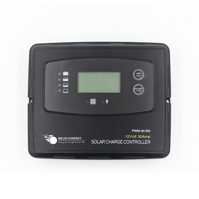 سعر جيد PWM 30A مراقب الشحن الشمسي الرقمي 12V 24V للبطاريات AGM و LiFePO4 الانترنت