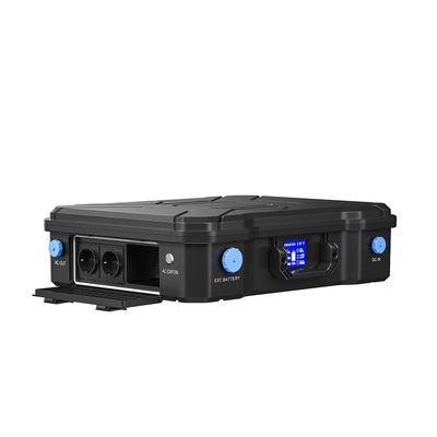 مولد الطاقة الشمسية 1280Wh UPS مع 2000W AC Output Bluetooth / WIFI APP