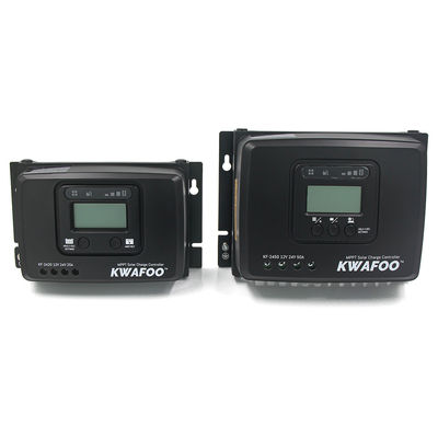 شاشة LCD 12V / 24V 40A RV MPPT مراقب الشحن الشمسي BMS Wake Up Technolog