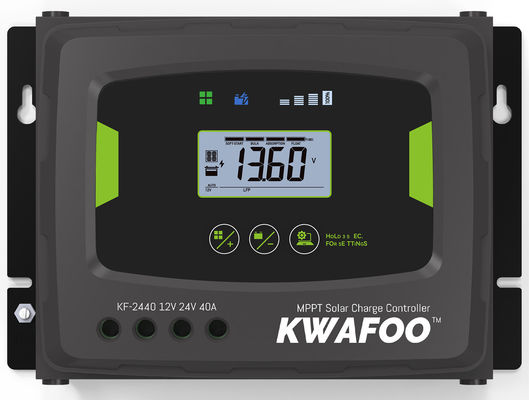 جهاز تحكم الشحن الشمسي المتوافق مع بطارية LiFePO4 RV 40Amp MPPT مع حماية IP43